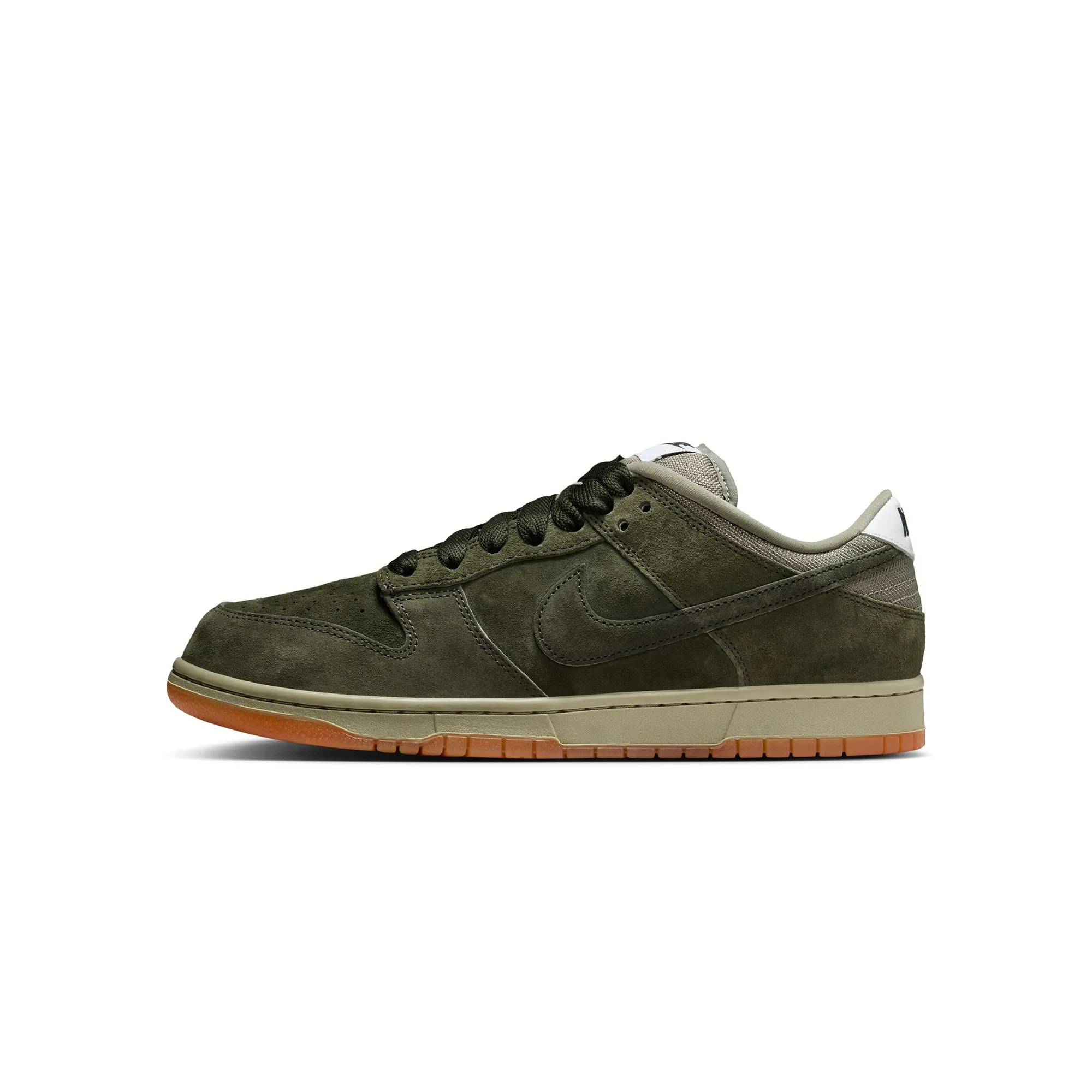 Nike SB Mens Dunk Low Pro B "Sequoia" Shoes Fluid Ride Tech