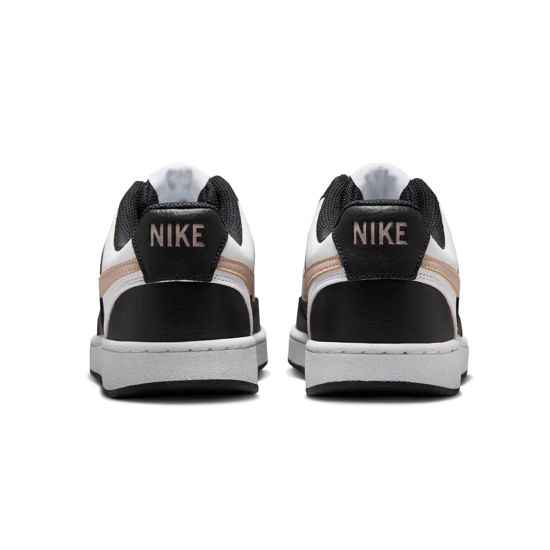 Wide toe box Mid Foot Nike - Women's Court Vision Low Next Nature Shoes (DH3158 009)