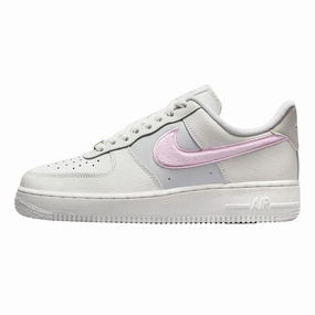 Nike Air Force 1 '07 Summit White/Regal Pink  DQ0826-100 Women's Tension Adjustable Lacing
