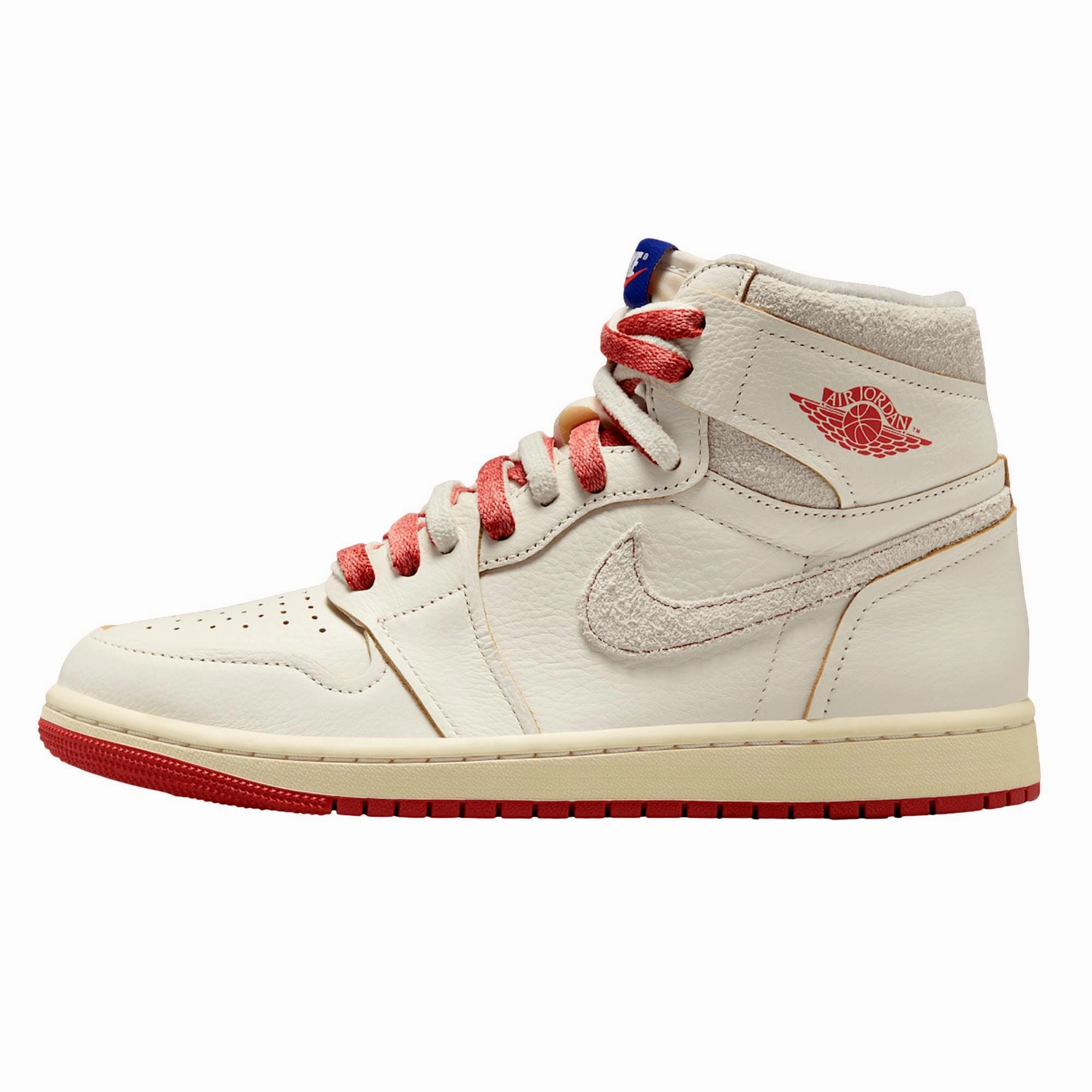 Nike Air Jordan 1 High OG Sail / Cinnabar - Light Bone  DB4612-100 Women's Shock Dispersing Design