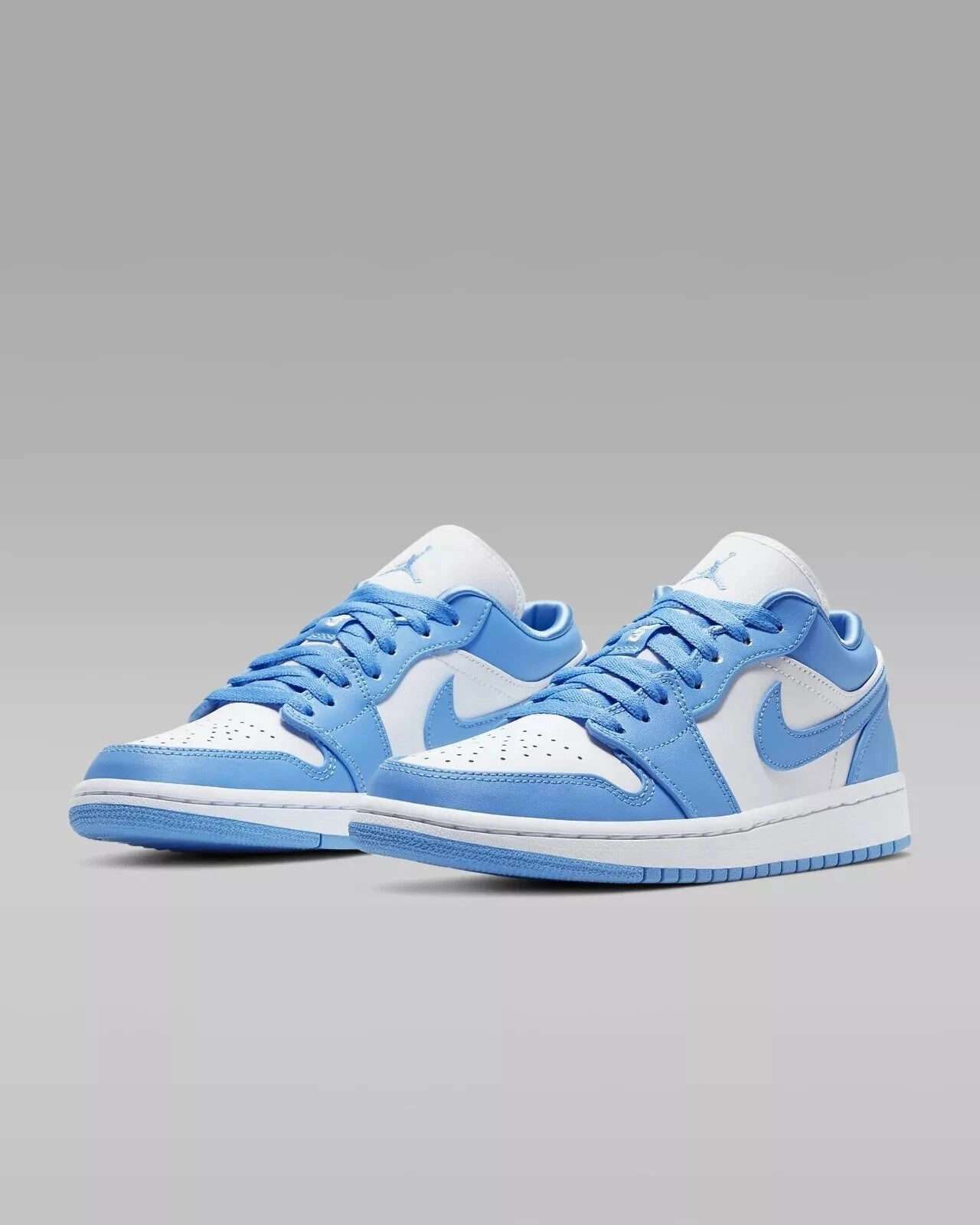 Nike Air Jordan 1 Low AO9944-441 Sneaker Women 11.5 Blue Lifestyle Shoes GBNC257 for youth festival - themed running wear