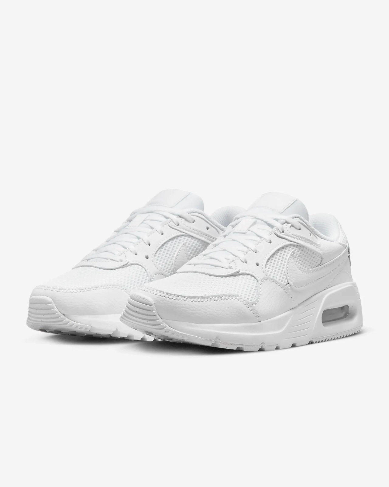 Asymmetric Heel Collar Nike Air Max SC CW4554-101 Sneakers Women's  White Running Shoes HAM456