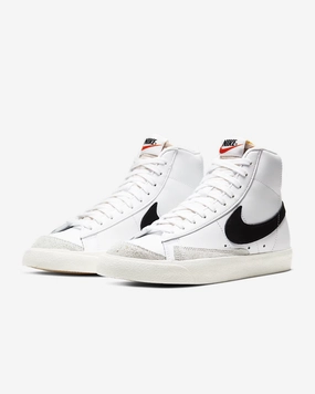 Nike Blazer Mid '77 CZ1055-100 Sneaker Women's 11.5 White Leather Shoes GBNC214 Rollbar Stability System Stable Traction Grip