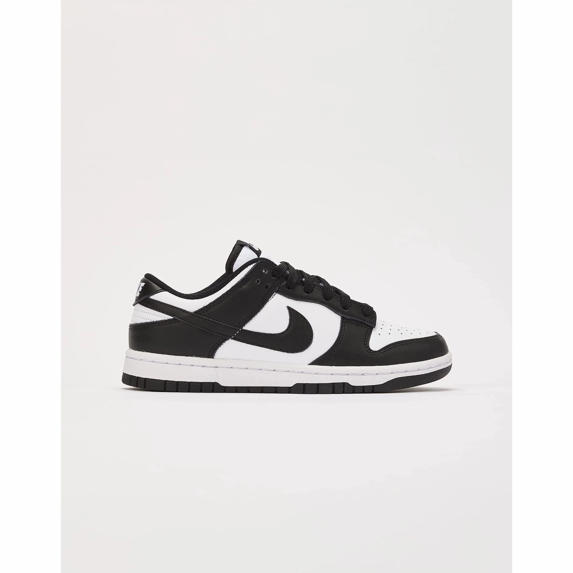 Nike Dunk Low White/Black-White  DD1503-101 Women's Compression Molded Shock Diffusing