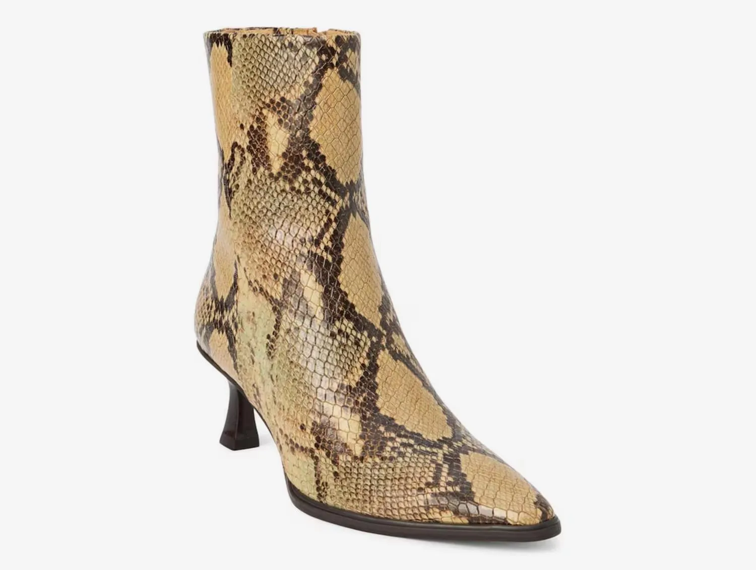 Middle-Aged Man Stable Support Nature Lover Gabbie Snake Boots In Tan Snake