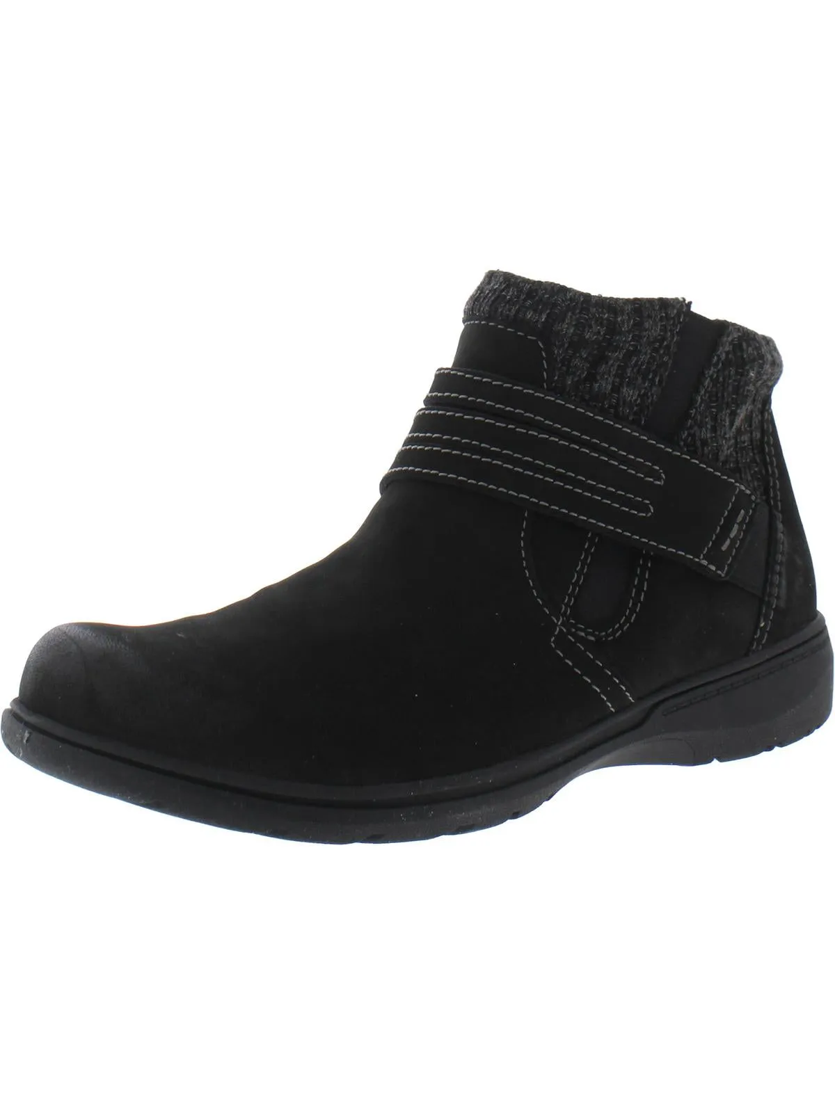 CARLEIGH LANE Womens Suede Casual Ankle Boots Deep Tread