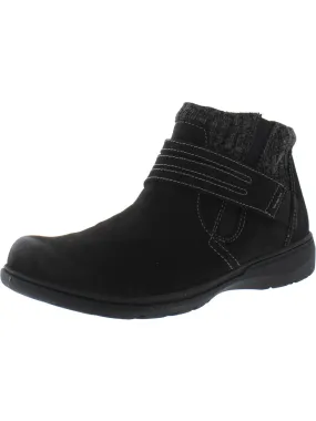 CARLEIGH LANE Womens Suede Casual Ankle Boots Deep Tread