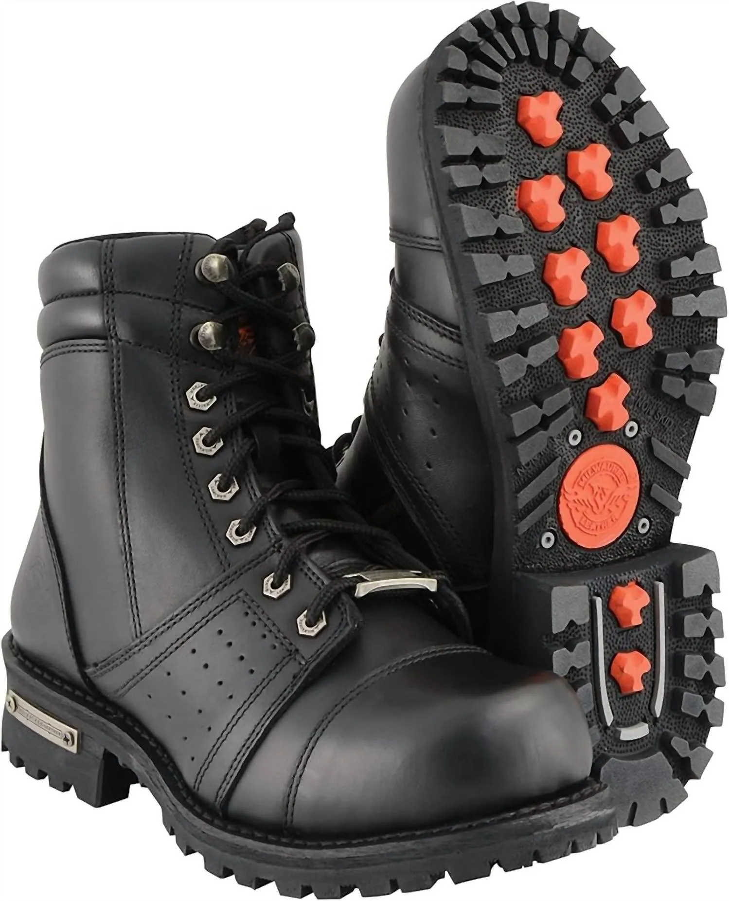 Casual Footwear Eco Material Rural Traveler Men's Lace To Toe W/ Side Zipper In Black