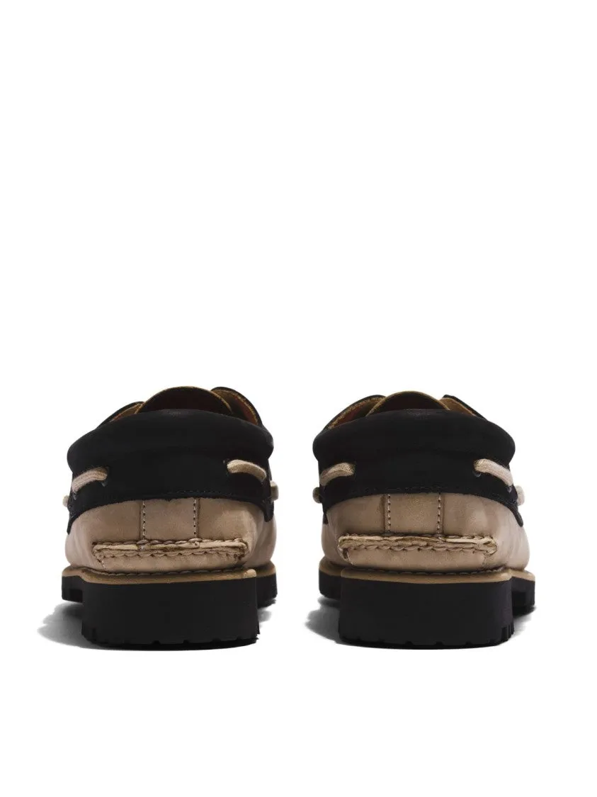 Authentic 3 Eye Classic Handsewn Boat Shoe Chic Statement