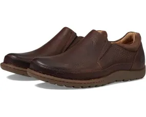 Born Nigel Men's Size US 9.5 Dark Brown Leather Slip-On Dress Shoes ZPO3037 Neutral Hue