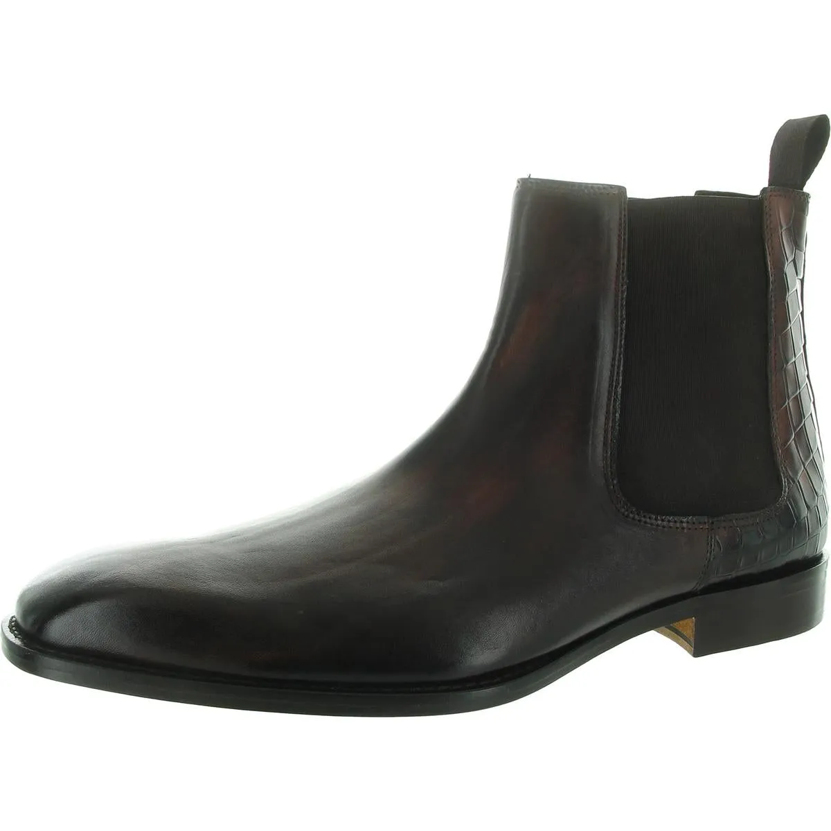 Shock Absorbing Remote Hiking Seamless Comfort Weather Resistant User Sloan 43 Mens Leather Ankle Chelsea Boots