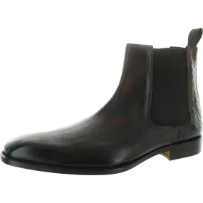 Shock Absorbing Remote Hiking Seamless Comfort Weather Resistant User Sloan 43 Mens Leather Ankle Chelsea Boots