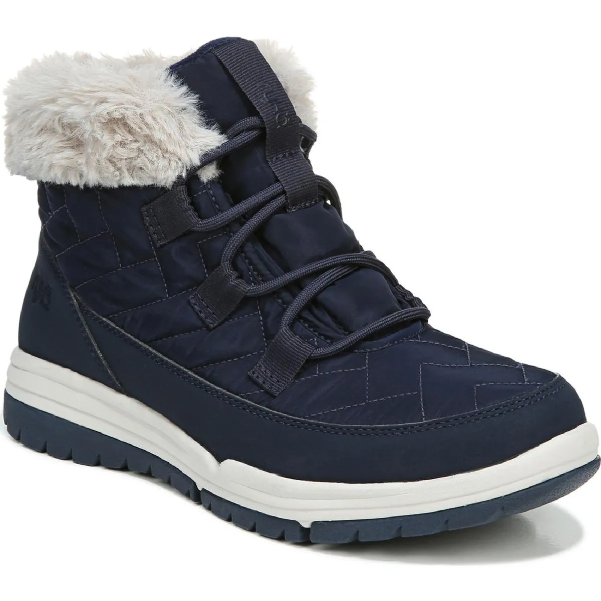 Suzy Womens Quilted Ankle Shearling Boots Thermal regulation