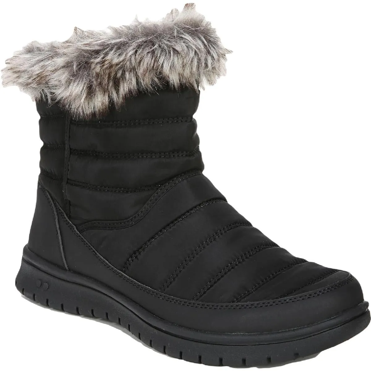 Suzy Womens Quilted Ankle Shearling Boots Weekend Fit