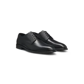 Meeting Prep Breathable Material Plain and structured Derby shoes in leather