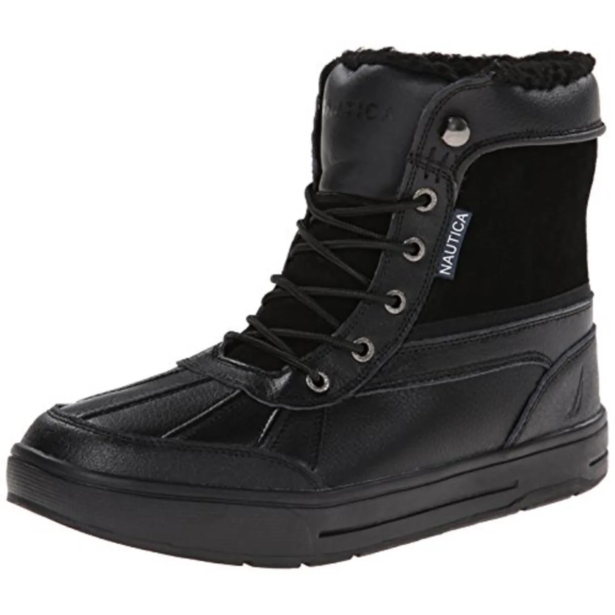 Strap Lightweight Footwear Lockview Mens Leather Fleece Lined Casual Boots