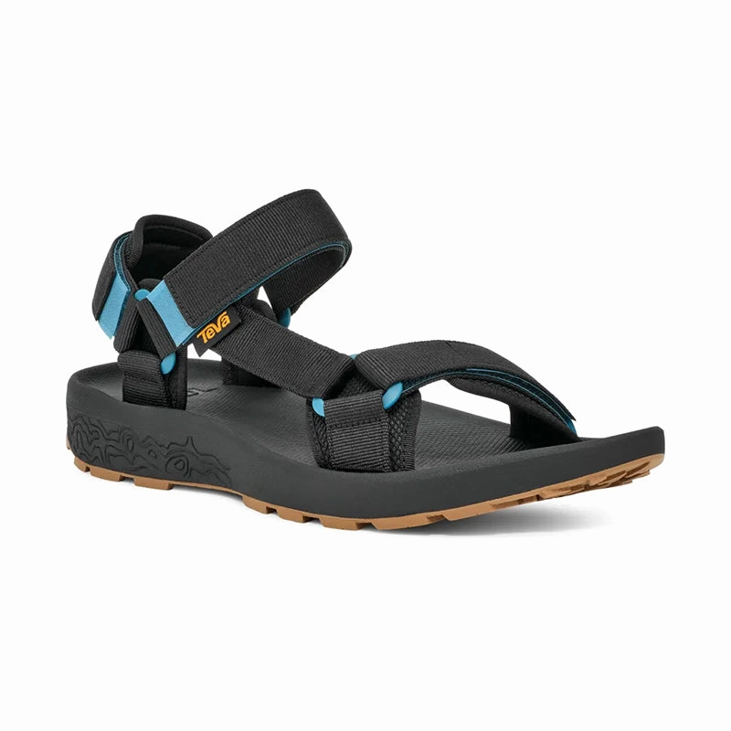 Men's Hydratrek Sandal Caviar/Larkspur Cushioned Comfort hypoallergenic material