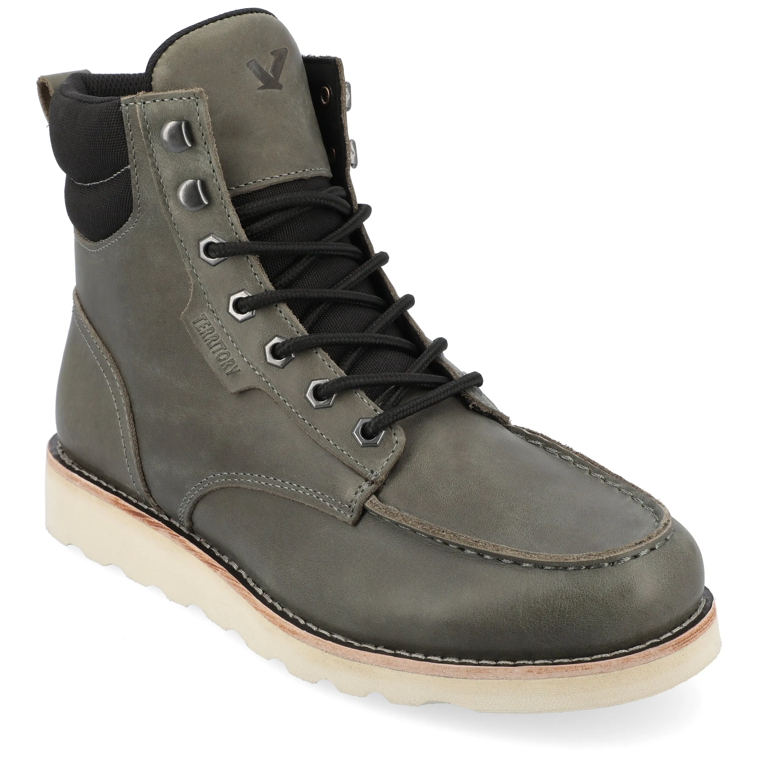 Territory Venture Water Resistant Moc Toe Lace-up Boot Fashion Focused Inner Glow
