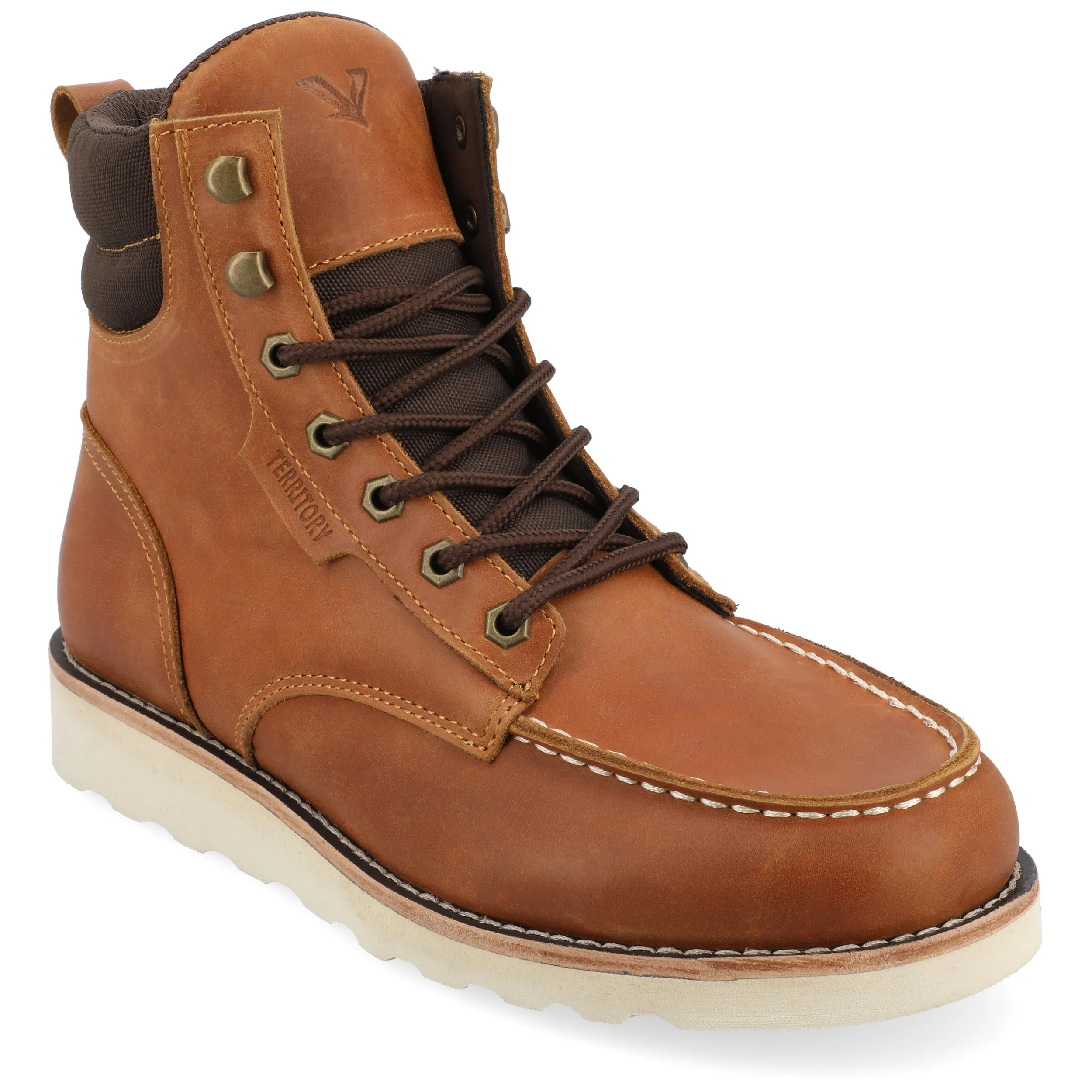 Territory Venture Water Resistant Moc Toe Lace-up Boot Thermal Lining