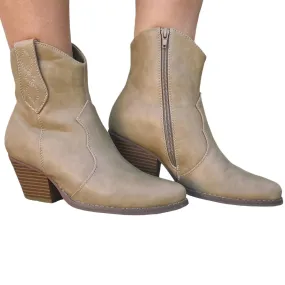 Women's Going Out Western Booties In Taupe quick dry Comfortable Wear