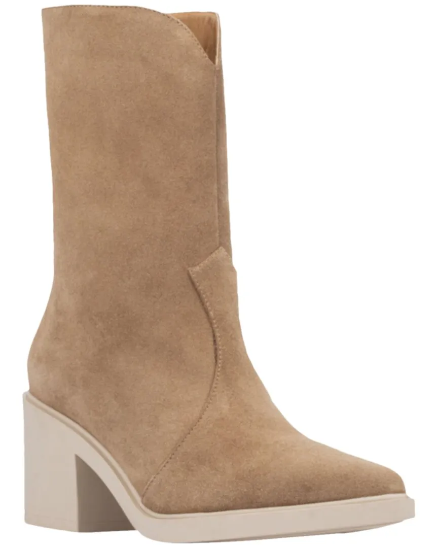 Aquatalia Celesta Weatherproof Suede Boot Waterproof Feature Transitional Look