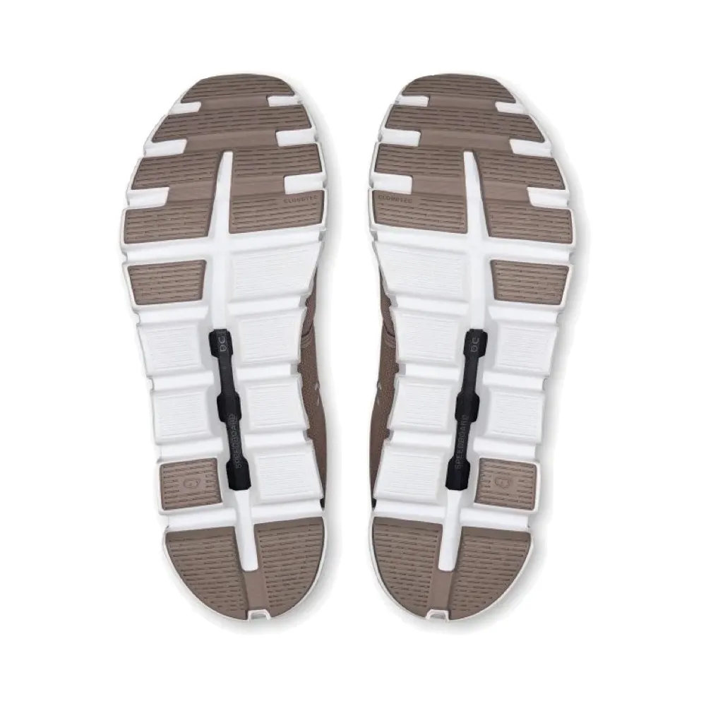 On Men's Cloud 6 Sneaker in Fog/White Work Style Shock   Dispersion