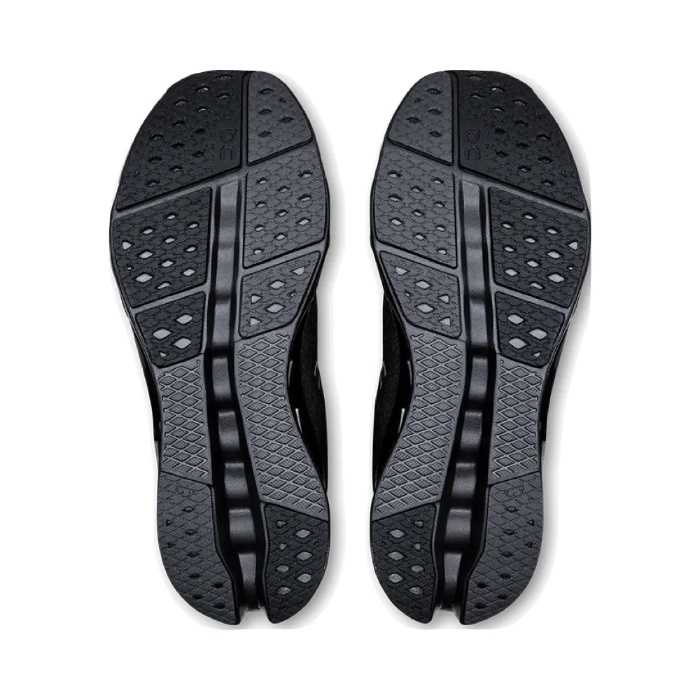 On Men's Cloudsurfer 2 Sneaker in Black/Black Lace Up Design