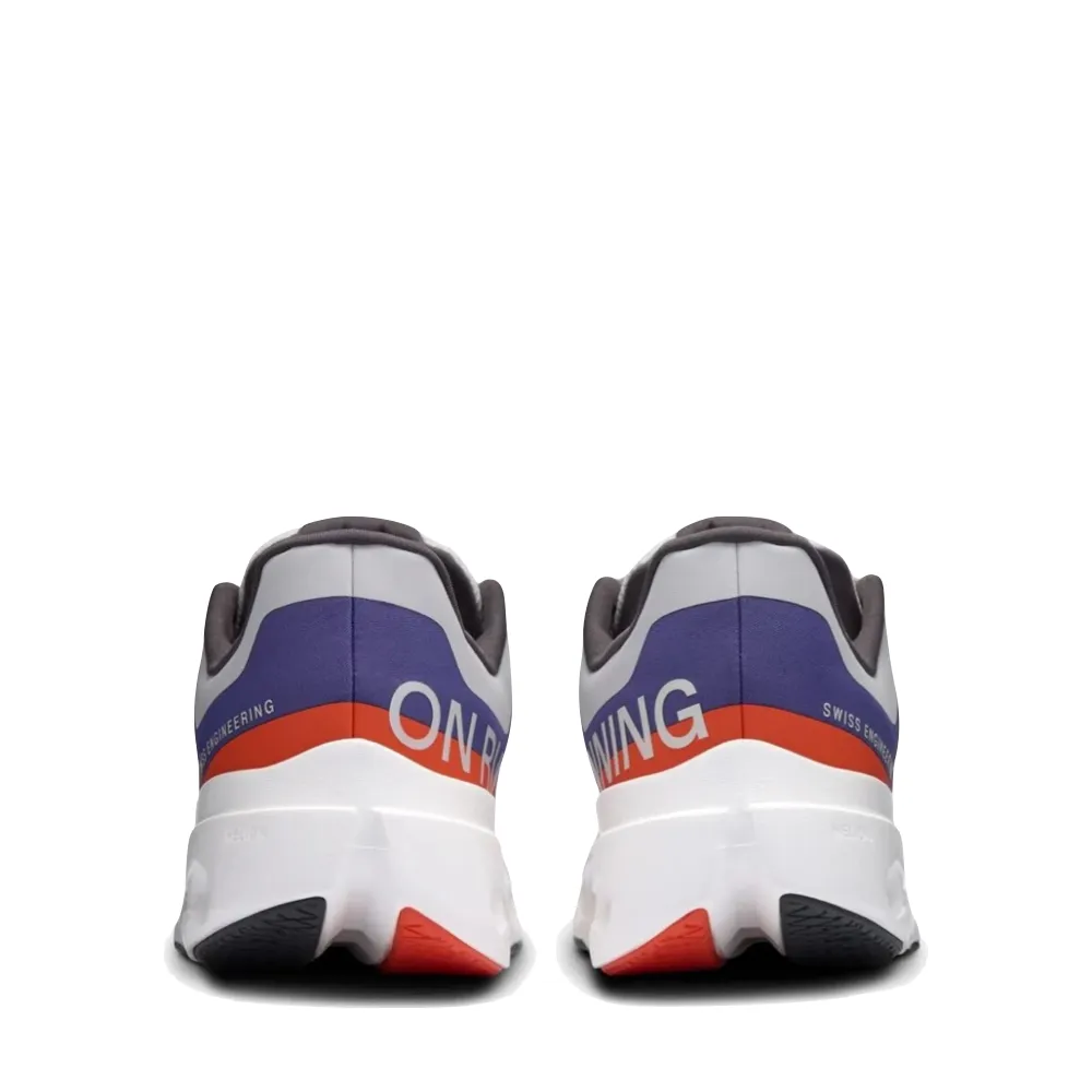 On Men's Cloudsurfer Next Sneaker in Indigo/Flame Chill Walk Outsole Traction