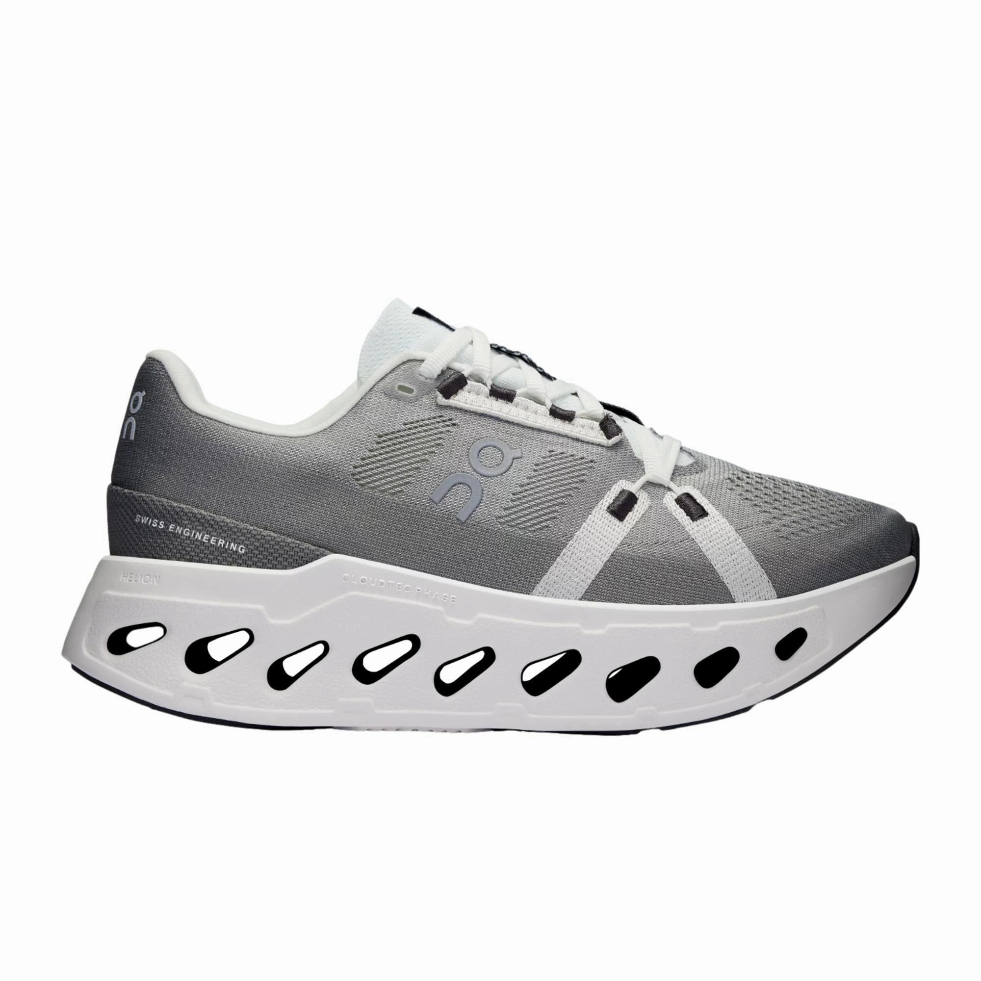 ON Cloudeclipse Alloy / White  3WD30092547 Women's self - esteem running shoe victory high - top shoes