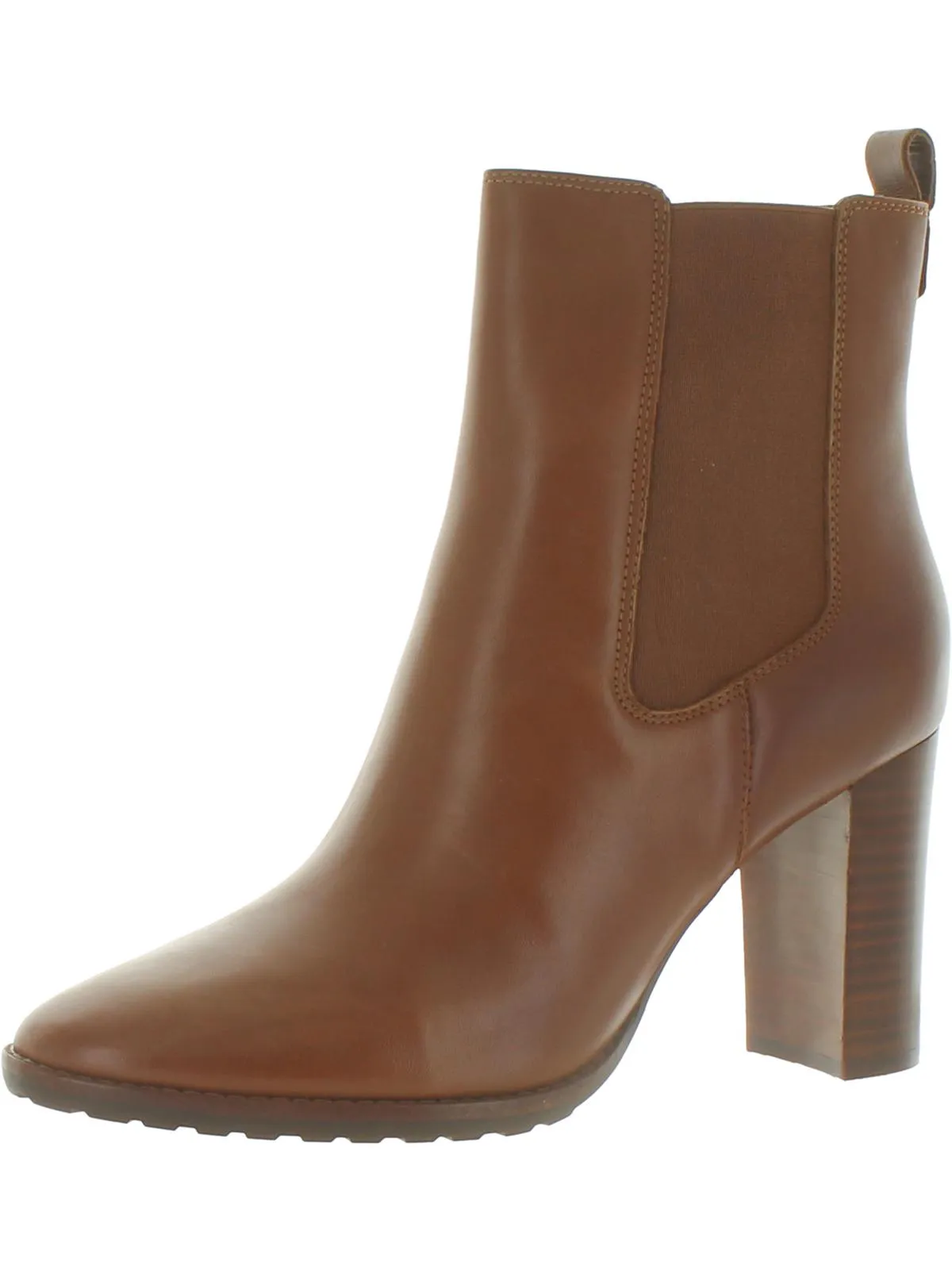 Mylah Womens Stretch Ankle Chelsea Boots Flexible Frame Weekend Camping Bold Heel