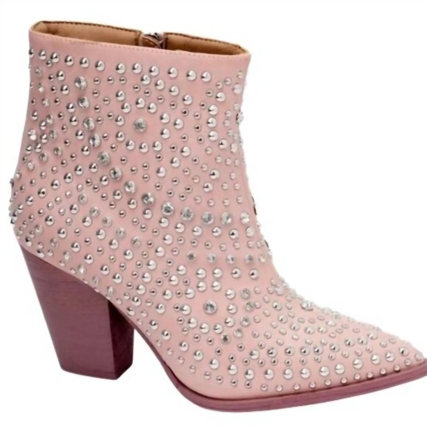 city commute Modern Lines Women's Line Dance Cowgirl Boots In Blush