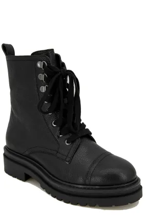 Outdoor Tough Boho Mood FARAH COMBAT BOOTIE WITH INSIDE ZIPPER
