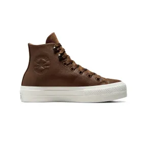 Converse - Women's Chuck Taylor All Star Lift Platform Leather High Top Shoes (A10362C) Dynamic Foot Rocking Systems Multi Density Outsole
