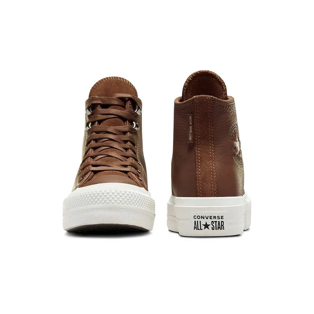Slip Easy Max Grip Converse - Women's Chuck Taylor All Star Lift Platform Leather High Top Shoes (A10362C)