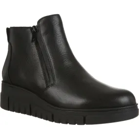 Flexible Frame Weekend Wanderer Elasticated Women's Uptown Sur Waterproof Boots In Black Leather