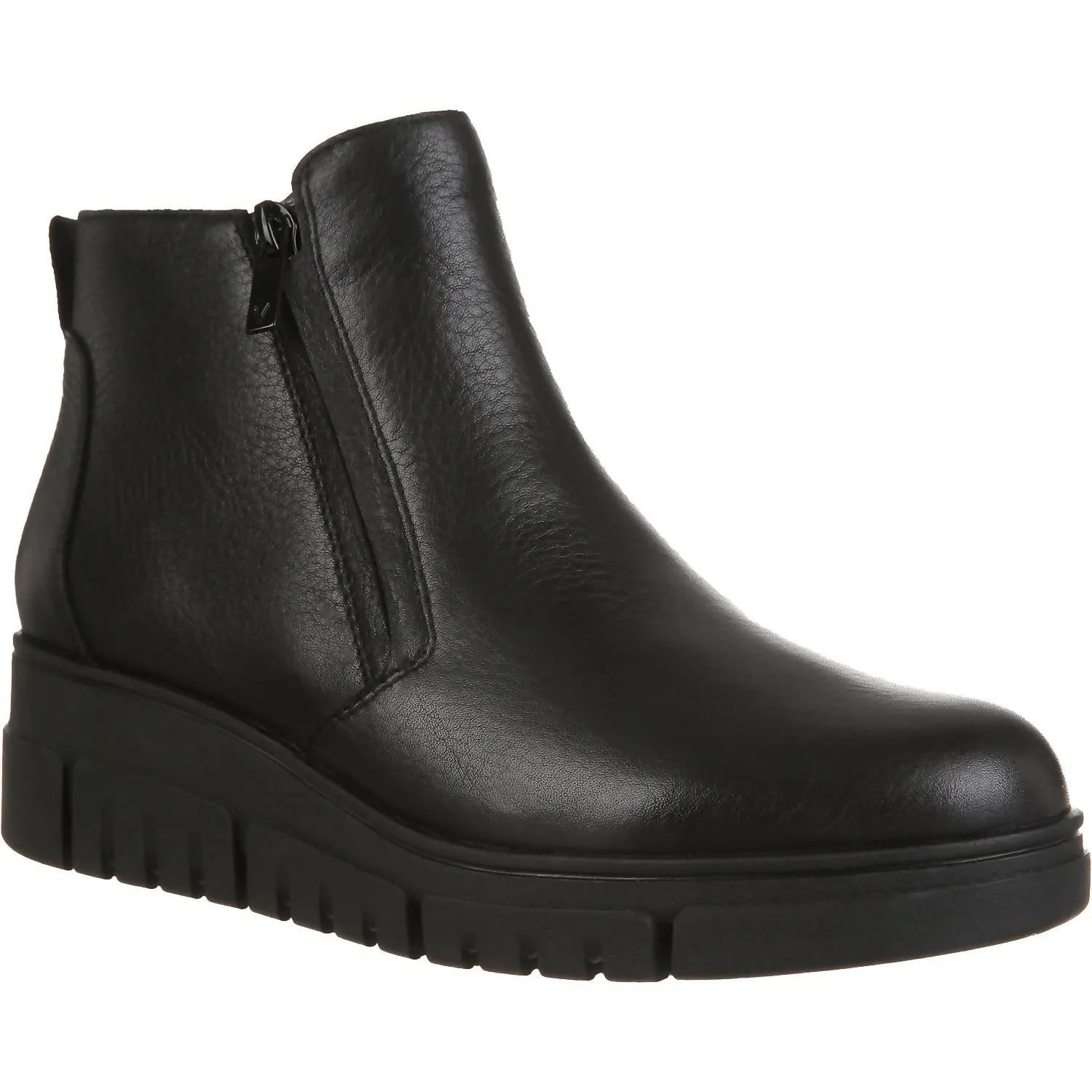 Women's Uptown Sur Waterproof Boots In Black Leather Anti blister