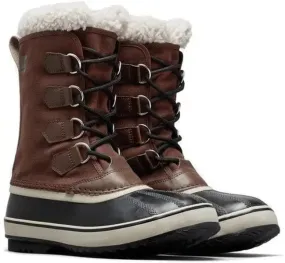 Sorel 1964 Pac Winter Boots Men's  Brown Faux Fur Waterproof Mid-Calf VER095 Music Fan Premium Leather Upgrade