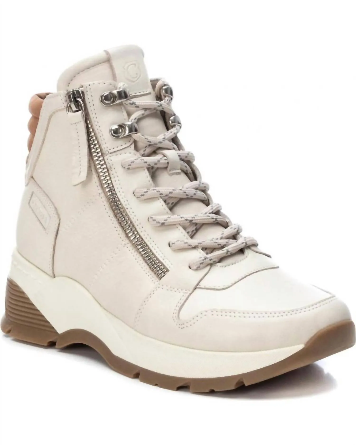 Insulated Comfort Heat   Resistant Women's Leather Booties In Ice