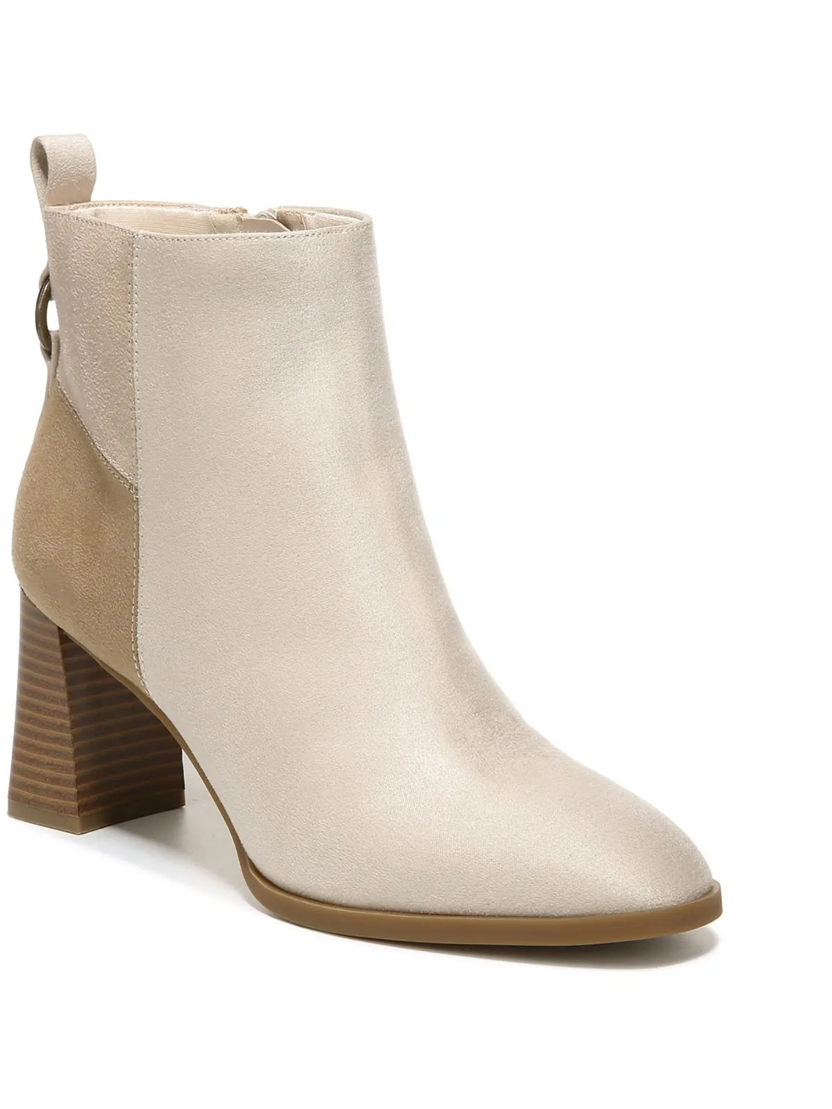 Mud Resistant Rainy Days Foxy Womens Faux Suede Almond Toe Ankle Boots