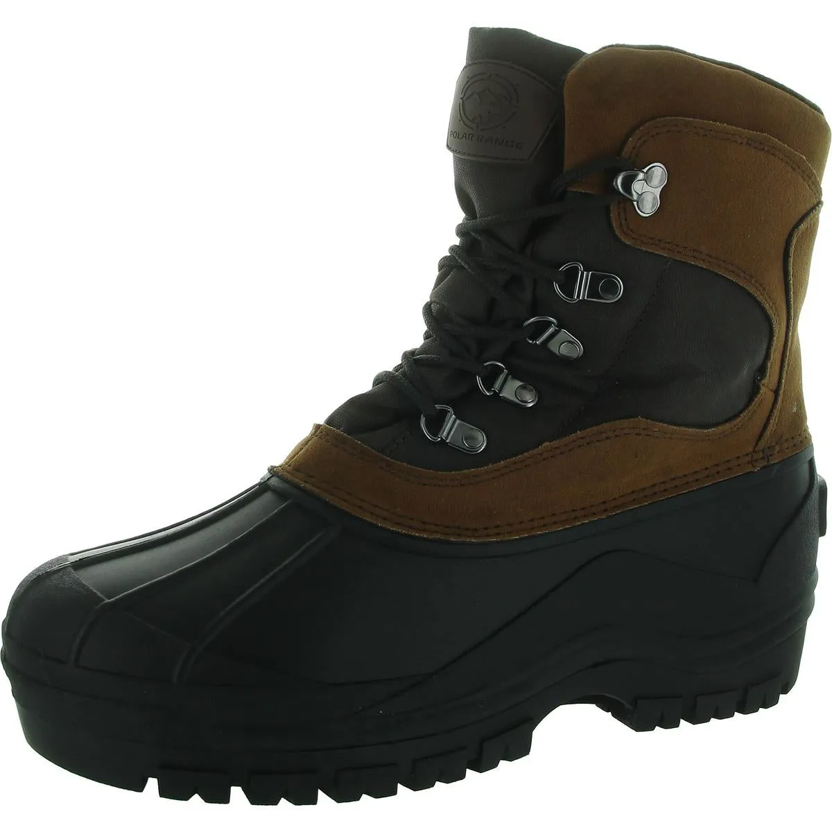 Peak Mens Two Tone Man Made Winter & Snow Boots Art Gallery Country Soul