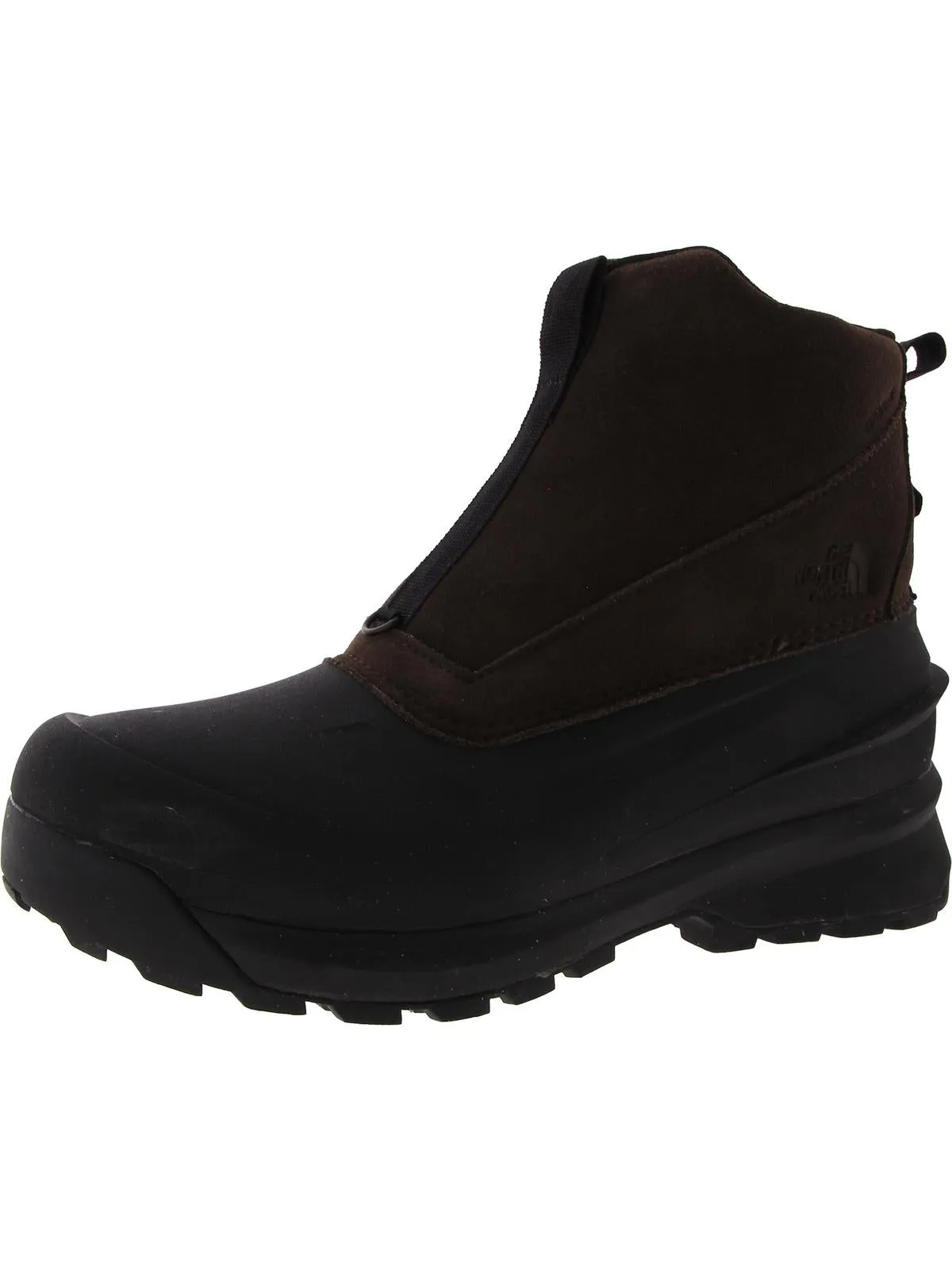 Chilkat V Zip  Mens Suede Pull On Winter & Snow Boots Seamless Comfort Morning Walk Cold Weather