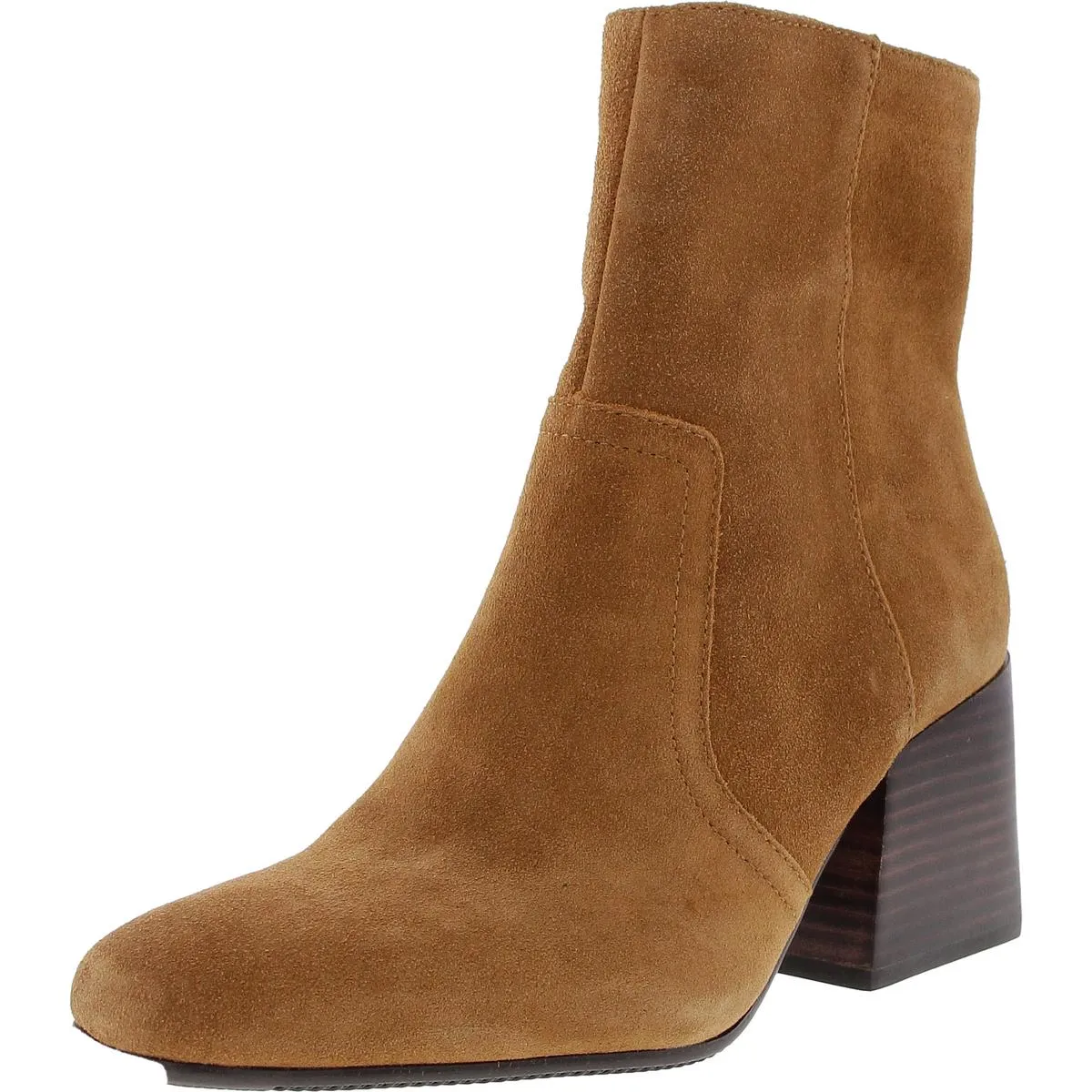 Salome Womens Cow Suede Square To Ankle Boots Cushioned Fit