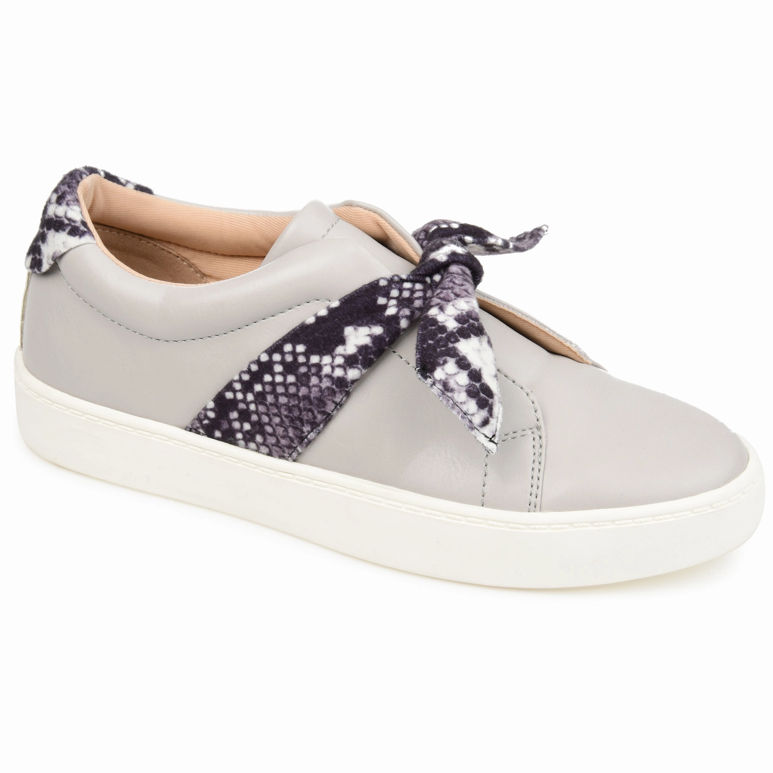 Journee Collection Women's Tru Comfort Foam Abrina Sneakers running in a channel area shoes Rainy - day running