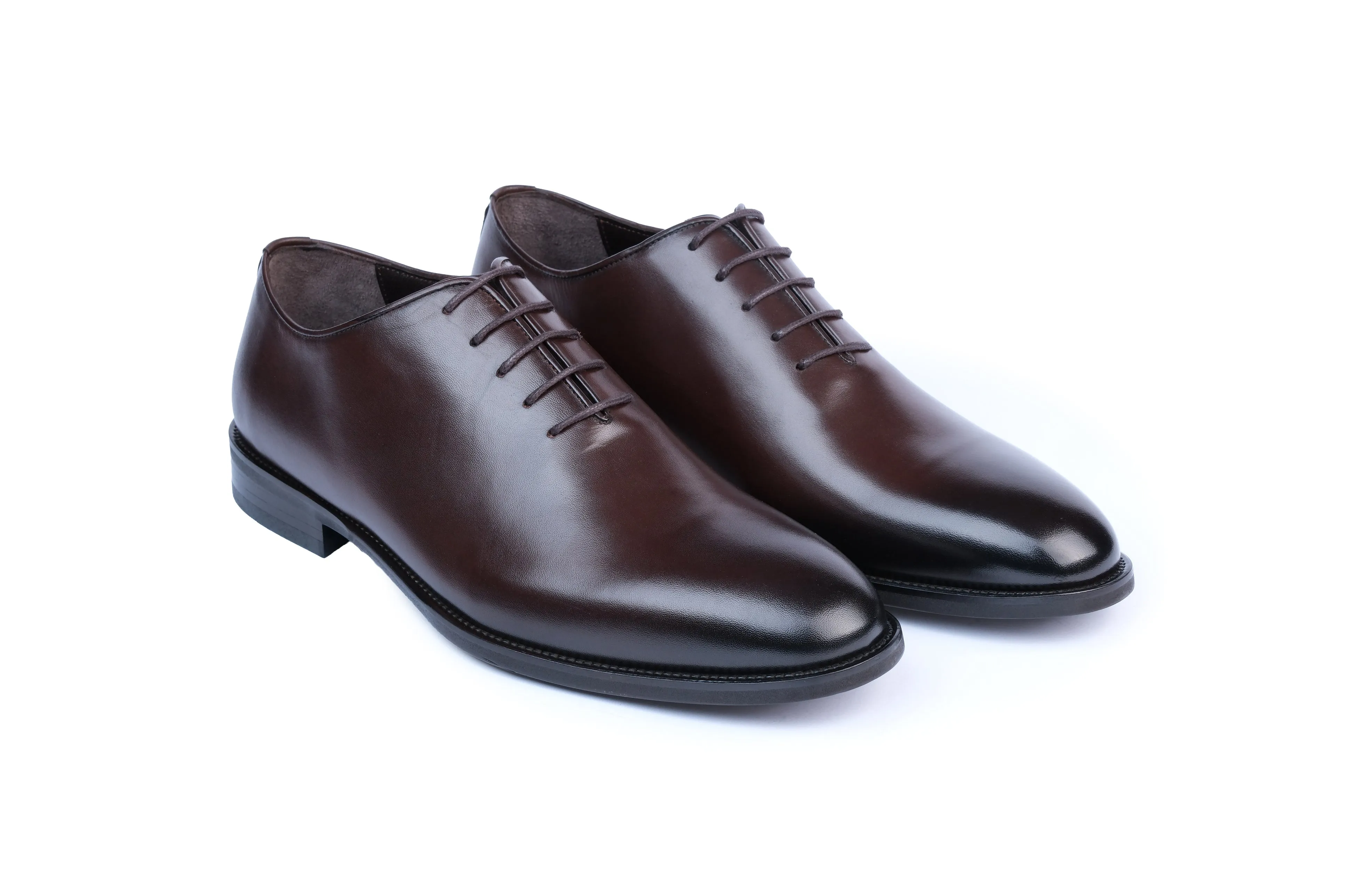 Dapper Style Pile Whole Cut Oxford Dress Shoes