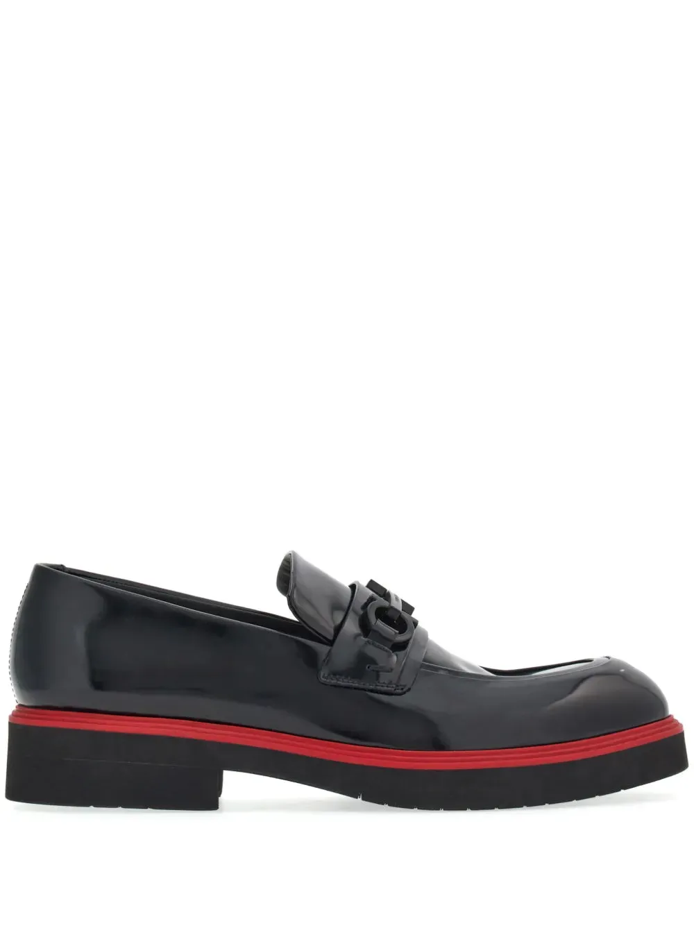 No Lace Comfort Glide Ferragamo Gancini-Ornament Leather Mocassins