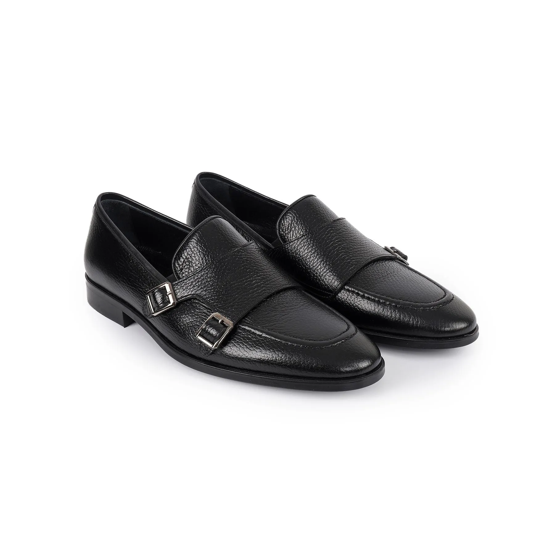 Ledonia Double Monk Loafers Stable Structure Durable Wear