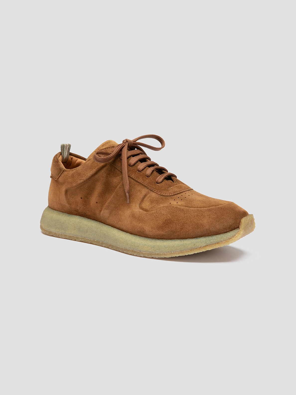 Run Friendly Lightweight Support LEGEND 001 - Brown Suede Low Top Sneakers