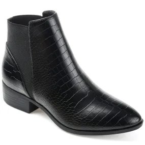 Journee Collection Women's Tru Comfort Foam Cerise Bootie Leather Comfort Comfort Lining Adventure Seeker