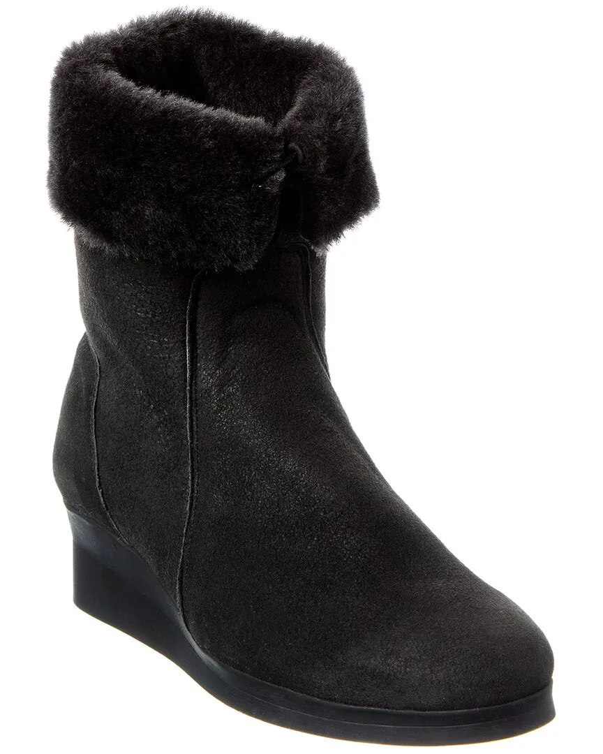 Minimal Aesthetic Arche Abessi Leather Bootie