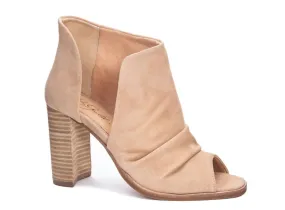 Transitional Look Women's Loyalty Peep Toe Bootie In Natural